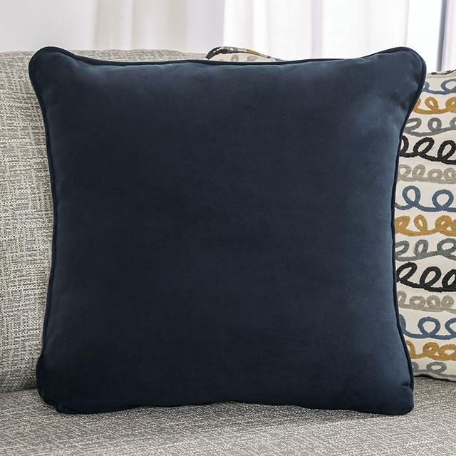 CHANCERY Chair & Half, Gray/Navy - Inland Furniture (San Bernardino, CA)