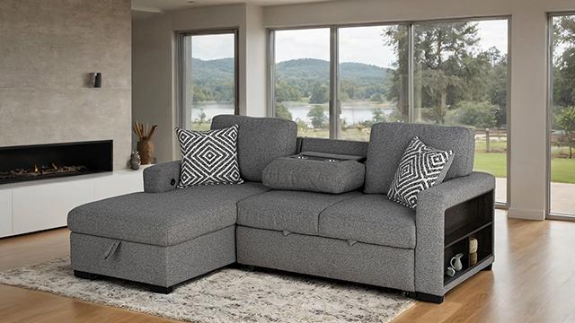 Chatham Sectional Gray - Inland Furniture (San Bernardino, CA)