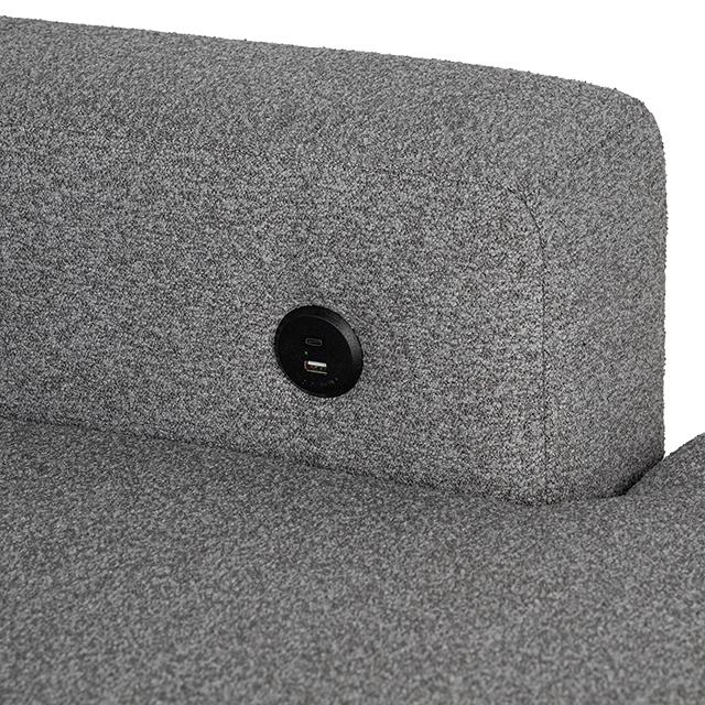 Chatham Sectional Gray - Inland Furniture (San Bernardino, CA)