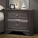 Chrissy Gray Night Stand - Inland Furniture (San Bernardino, CA)