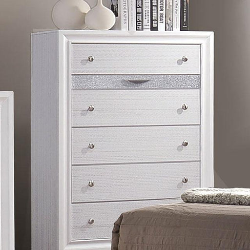 Chrissy White Chest - Inland Furniture (San Bernardino, CA)