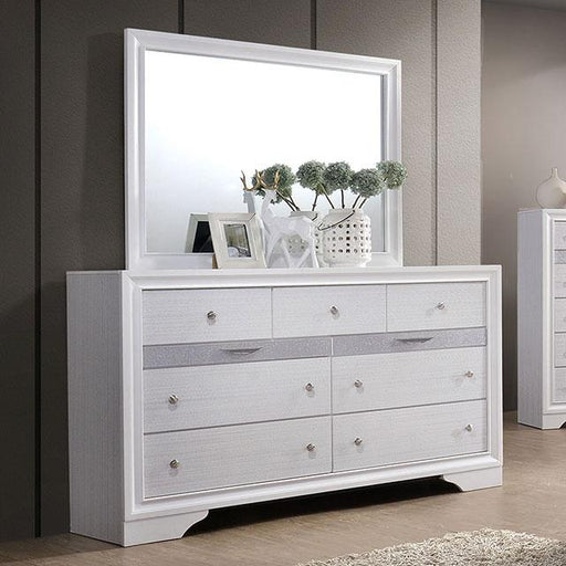 Chrissy White Dresser - Inland Furniture (San Bernardino, CA)