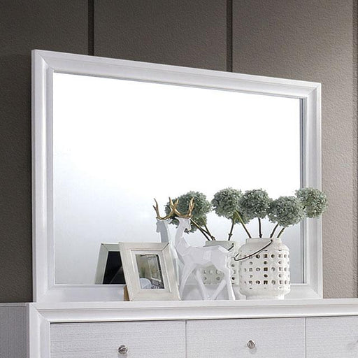 Chrissy White Mirror - Inland Furniture (San Bernardino, CA)
