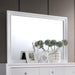 Chrissy White Mirror - Inland Furniture (San Bernardino, CA)