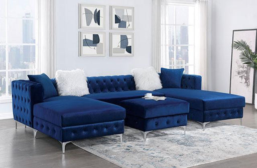 CIABATTONI Sectional, Navy - Inland Furniture (San Bernardino, CA)