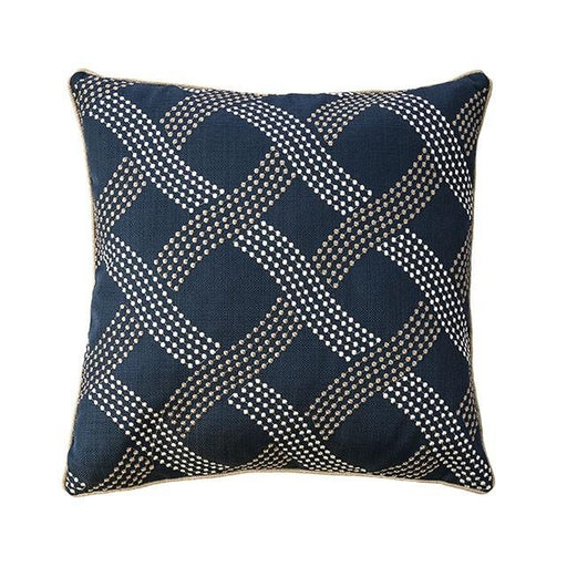 Cici Navy 20" X 20" Pillow, Navy (2/CTN) - Inland Furniture (San Bernardino, CA)