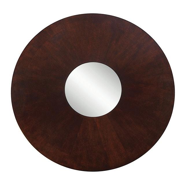 Cimma Espresso Round Dining Table - Inland Furniture (San Bernardino, CA)