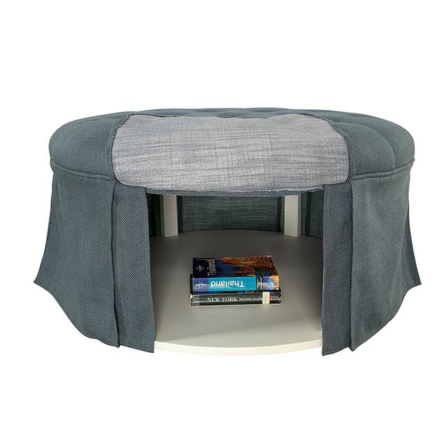 Claes Round Ottoman - Inland Furniture (San Bernardino, CA)