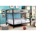 CLAREN Black Full/Queen Bunk Bed - Inland Furniture (San Bernardino, CA)