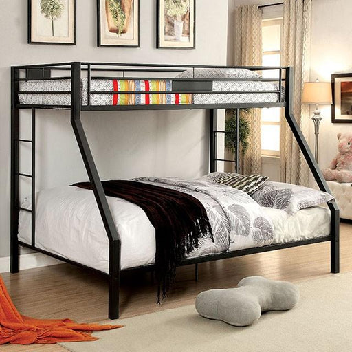 CLAREN Black Twin/Queen Bunk Bed - Inland Furniture (San Bernardino, CA)