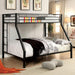 CLAREN Black Twin/Queen Bunk Bed - Inland Furniture (San Bernardino, CA)