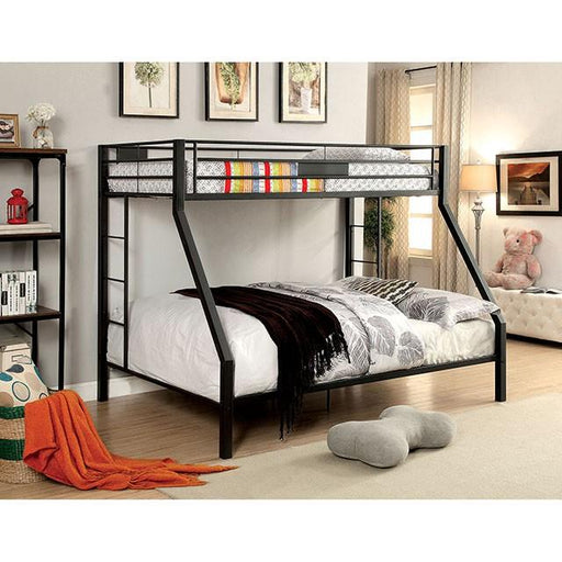 CLAREN Black Twin/Queen Bunk Bed - Inland Furniture (San Bernardino, CA)