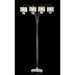 Claris Ivory/Chrome Arch Lamp, Hanging Crystal - Inland Furniture (San Bernardino, CA)