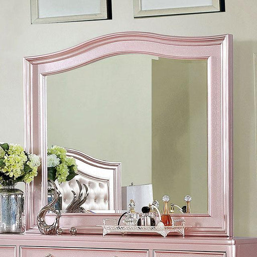 Ariston Rose Gold Mirror - Inland Furniture (San Bernardino, CA)
