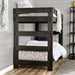 Arlette Twin/Twin Bunk Bed Brown, Black, Gray, & White - Inland Furniture (San Bernardino, CA)