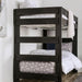 Arlette Twin/Twin Bunk Bed Brown, Black, Gray, & White - Inland Furniture (San Bernardino, CA)