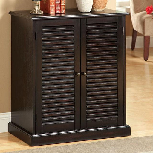 Della Espresso Shoe Cabinet - Inland Furniture (San Bernardino, CA)
