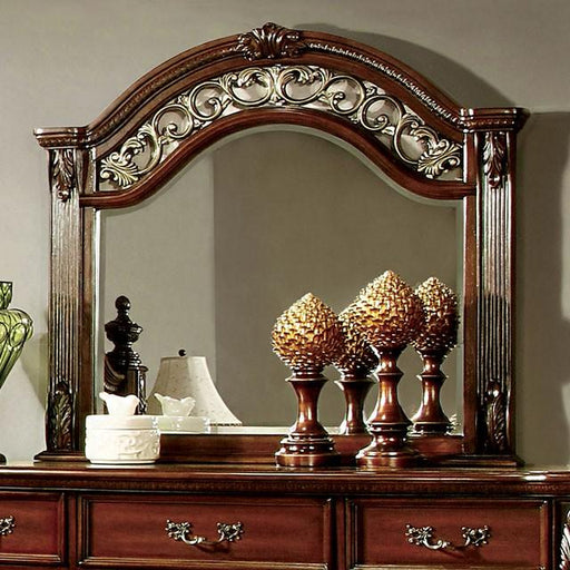 ARTHUR Brown Cherry Mirror - Inland Furniture (San Bernardino, CA)