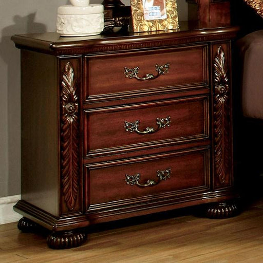 ARTHUR Brown Cherry Night Stand - Inland Furniture (San Bernardino, CA)