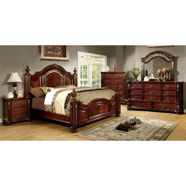 ARTHUR Brown Cherry Mirror - Inland Furniture (San Bernardino, CA)