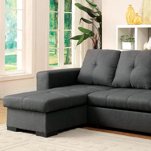 DENTON Sectional, Gray - Inland Furniture (San Bernardino, CA)