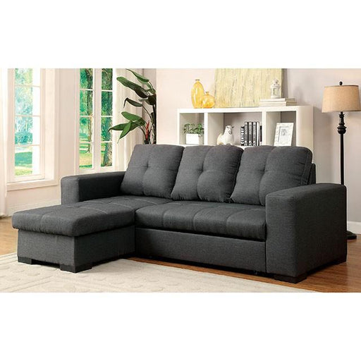 DENTON Sectional, Gray - Inland Furniture (San Bernardino, CA)