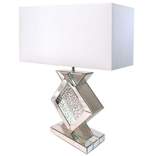 DESMA Table Lamp, Champagne/White - Inland Furniture (San Bernardino, CA)