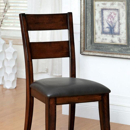 DICKINSON I Dark Cherry Side Chair (2/CTN) - Inland Furniture (San Bernardino, CA)