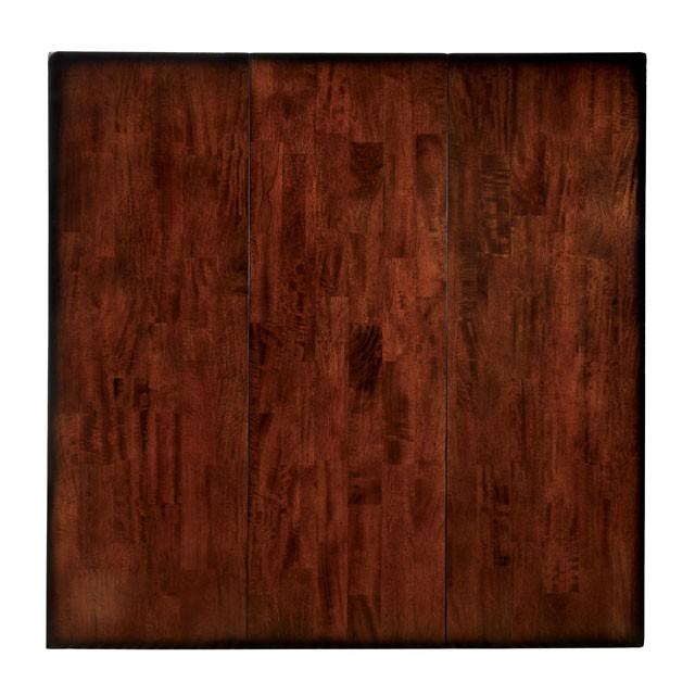 DICKINSON II Dark Cherry Counter Ht. Table w/ 18" Leaf - Inland Furniture (San Bernardino, CA)