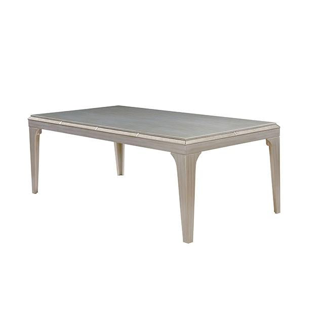 DIOCLES Silver/Gray Dining Table - Inland Furniture (San Bernardino, CA)