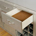 DIOCLES Silver/Gray Server - Inland Furniture (San Bernardino, CA)
