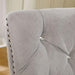 DIOCLES Silver/Light Gray Side Chair (2/CTN) - Inland Furniture (San Bernardino, CA)