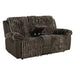 Dionysus Manual Reclining Loveseat Brown - Inland Furniture (San Bernardino, CA)