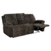 Dionysus Manual Reclining Sofa Brown - Inland Furniture (San Bernardino, CA)
