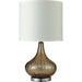 Donna Amber 15"H Glass Amber Table Lamp - Inland Furniture (San Bernardino, CA)