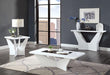 DUBENDORF Sofa Table, White - Inland Furniture (San Bernardino, CA)