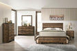 DUCKWORTH Mirror, Light Walnut - Inland Furniture (San Bernardino, CA)