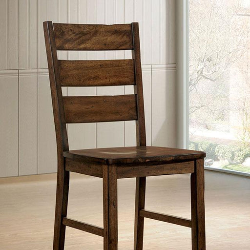 Dulce Walnut Side Chair (2/CTN) - Inland Furniture (San Bernardino, CA)
