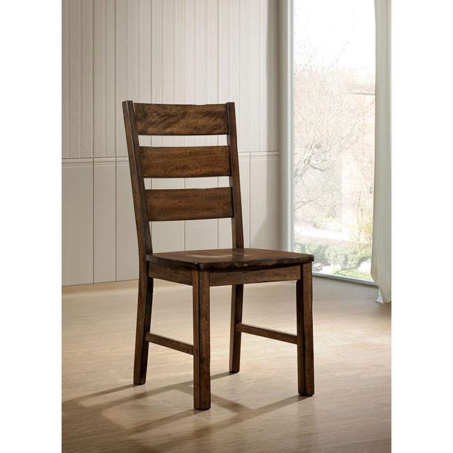 Dulce Walnut Side Chair (2/CTN) - Inland Furniture (San Bernardino, CA)