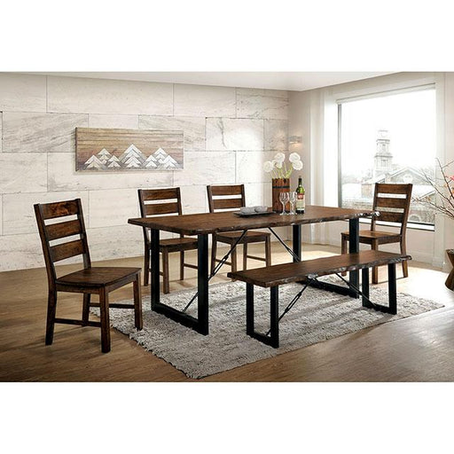 Dulce Walnut Bench - Inland Furniture (San Bernardino, CA)