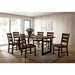 Dulce Dining Table Set Bench - Inland Furniture (San Bernardino, CA)