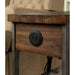 Dundalk Dark Oak Side Table - Inland Furniture (San Bernardino, CA)