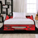 DUSTRACK Twin Bed, Blue & Red - Inland Furniture (San Bernardino, CA)