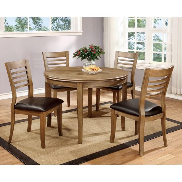 Dwight 48" Round Table - Inland Furniture (San Bernardino, CA)