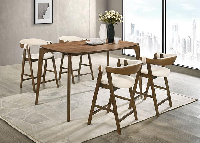 Ebikon 5 Pc Counter Ht Table Set - Inland Furniture (San Bernardino, CA)
