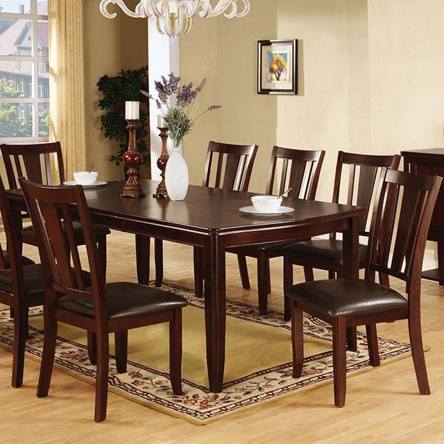 Edgewood I Espresso Dining Table - Inland Furniture (San Bernardino, CA)