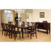 Edgewood I Espresso Dining Table - Inland Furniture (San Bernardino, CA)