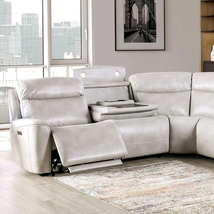 EDMONDUS Power Sectional, Light Taupe - Inland Furniture (San Bernardino, CA)