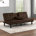 Eidsberg Futon Sofa Bed Orange, Grey, Brown, & Black - Inland Furniture (San Bernardino, CA)