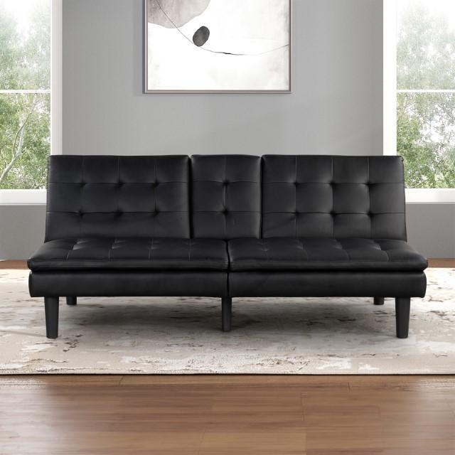 Eidsberg Futon Sofa Bed Orange, Grey, Brown, & Black - Inland Furniture (San Bernardino, CA)